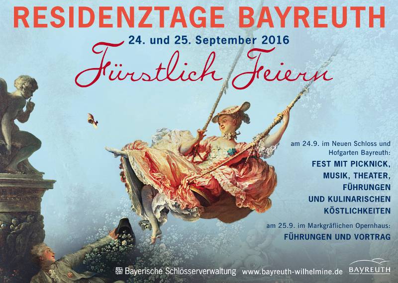 Plakat Residenztage Bayreuth